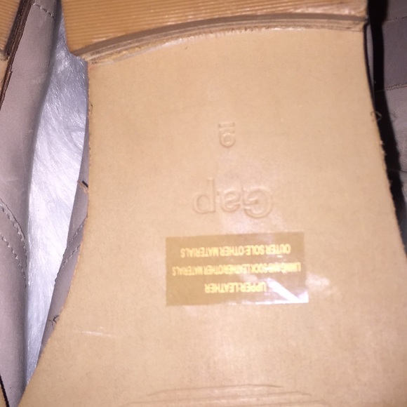 Ankle Boots! Taupe Leather Boots - Picture 8 of 8